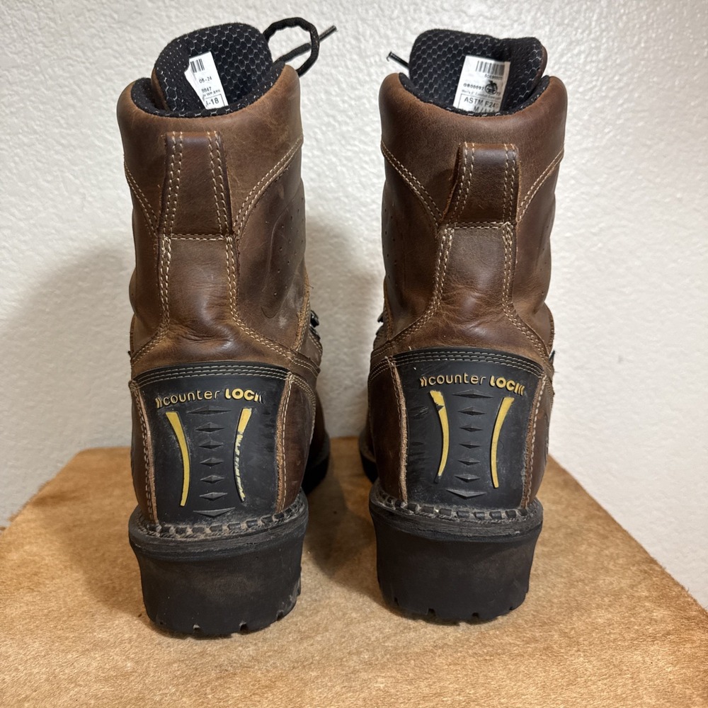 Georgia Boot Men's Made in USA Logger Waterproof Composite Toe Work Boot GB00540 - Picture 6 of 8